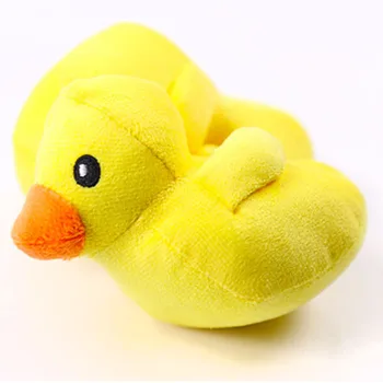 

Plush Yellow Little Duck Squeaky Toy for Small and Middle Sized Dogs Bichonfrise Poodle Pomeranian Corgi Beagles Maltese Shiba