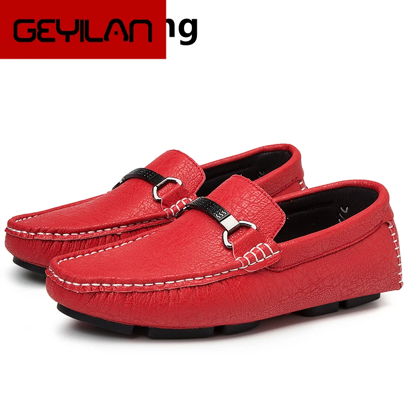 

Mazefeng New Shoes Men Casual Moccasins Men Loafers High Quality Leather Shoes Men Flats Gommino Driving Shoes Hommes Chaussures