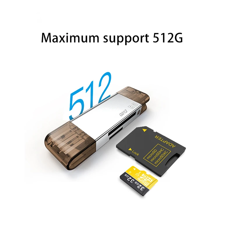 Кардридер Ginsly USB 3 0 SD/Micro SD TF OTG Смарт карта памяти адаптер для ноутбука Тип C