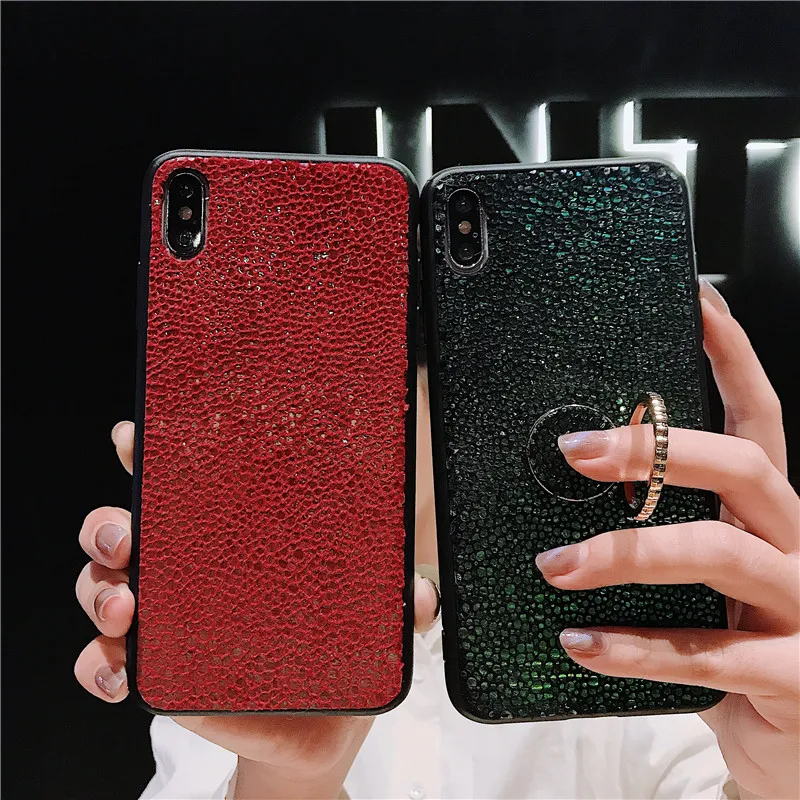 

Crocodile pattern laser leather TPU Case For huawei P smart 2019 Cover For huawei p30 pro p20 lite honor 10 lite nova 3i 5