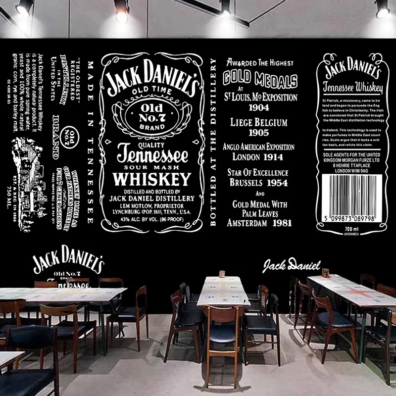 Custom Any Size Mural Wallpaper 3d Blackboard English Letter Coffee Shop Western Restaurant Background Wall Painting 3d Frescoes Wallpapers Aliexpress