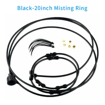 

16pcs Garden Watering System Home With Nozzles Multifunction Outdoor Misting Fan Kit Easy Install Summer Agriculture Greenhouse