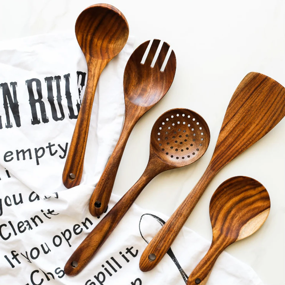 Wooden Utensils Set (46)