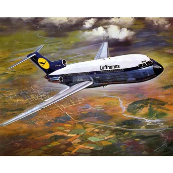 

Cartoon Plane Scenics 5d diy Diamond Painting Full Drill Rhinestone Embroidery Diamonds Mosaic Kit Cross Stitch Wall Home Decor