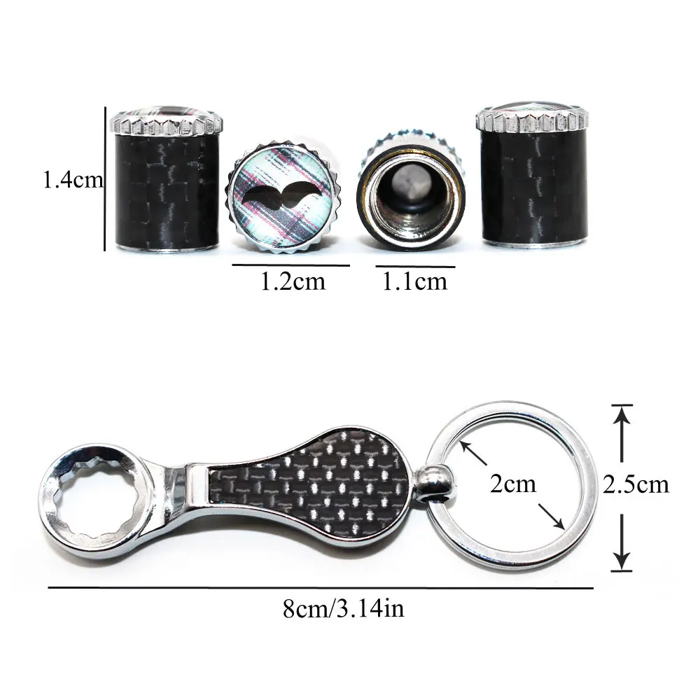 5 шт./компл. стиль усов эмблема Авто колесо шины воздушный клапан колпачки с