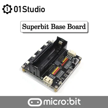

01Studio SuperBit Base Board MicroBit Micro:bit Expanding Board Programming with Blocks