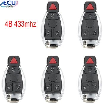 

5PCS X KYDZ Remote Key for BGA Smart Remote Key 4 Buttons with BGA NEC CHIP 433MHZ Support Car Models After Year 2000
