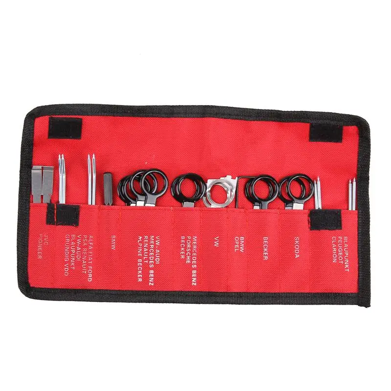 

20pcs Vehicle Radio Door Panel Removal Stereo Headunit Audio Trim Tool Kit