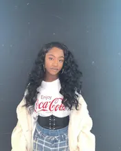 Lumiere-mechones de cabello humano mechones de cabello suelto de ondas profundas con cierre y 3/4 mechones 100% cabello humano para mujer negra, cabello Remy