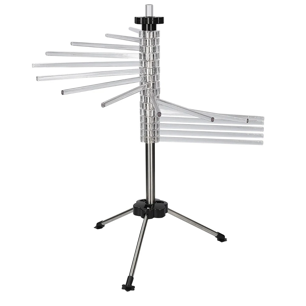 

Pasta Drying Rack Kitchen Accessories Noodle Holder Easy Clean Tools Rotation Manual Spaghetti Home Foldable Stand Non Slip
