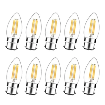 

2700K B22 LED Bulb, B22 LED Bulb Warm White, Candle Bulb 4W Equivalent 40W, Non-Dimmable, 230V