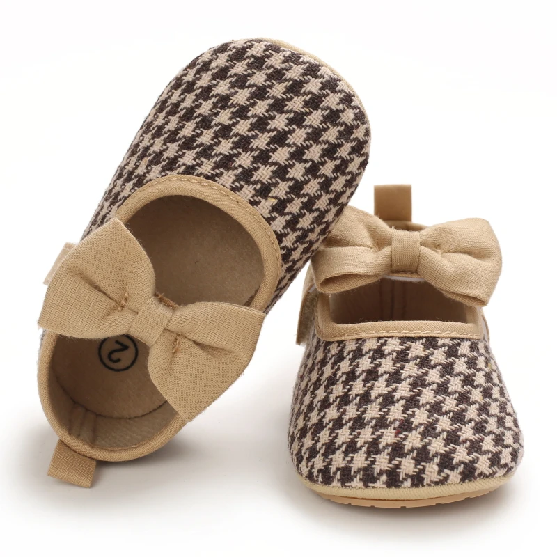 Infant Newborn Baby Girls Princess Non-Slip Floral Border Shoes Toddler Baby Soft PU Leather Prewalker Shoes Solid First Walkers