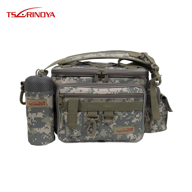 

TSURINOYA Multifunctional Fishing Bag Lure Bag 27*10*20cm Outdoor Fishing Tackle Bag Backpack Bolso De Pesca Shoulder Bags Case