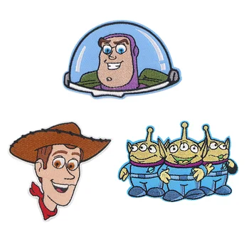 

A3843 Patchfan Cartoon Lovely Character Iron on Embroidered Cloth Patch For Girls Boys Clothes Stickers Apparel Accessories