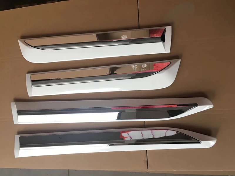 Chrome Автомобильные Боковые Накладки для hilux revo rocco хромированный Стайлинг внешние автомобильные аксессуары Дверная накладка - Цвет: Chrome