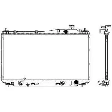 Радиатор HONDA CIVIC 1.6 2001- 2005 HONDA CIVIC 1.7 2001- 2005 HONDA CIVIC 1.4 2001- 2005 SAKURA 32111008