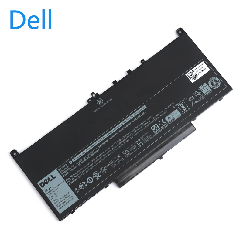 Сменный аккумулятор для ноутбука dell Latitude E7270 E7470 J60J5 R1V85 MC34Y 242WD 7,6 V 55Wh J60J5
