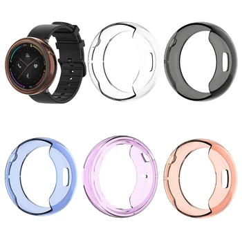 

Screen Protector Slim Colorful Frame PC Case Cover Protector Shell For Amazfit 2 Full Frame Silicone Protective Case