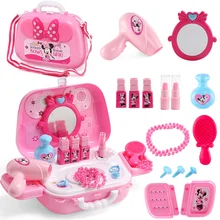 Дисней Микки Минни замороженные рюкзак ролевые игры Juguetes рождественские день рождения подарки Макияж Красота доктор игрушки для девочек для детей мальчиков