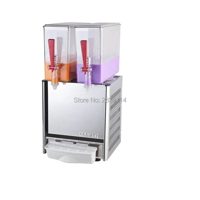 

10L*2 juicer dipenser Commercial Frozen Hot Cold Drink Beverage Milk Juice Machine Fruit Cold Juicer Cold Juice Dispense