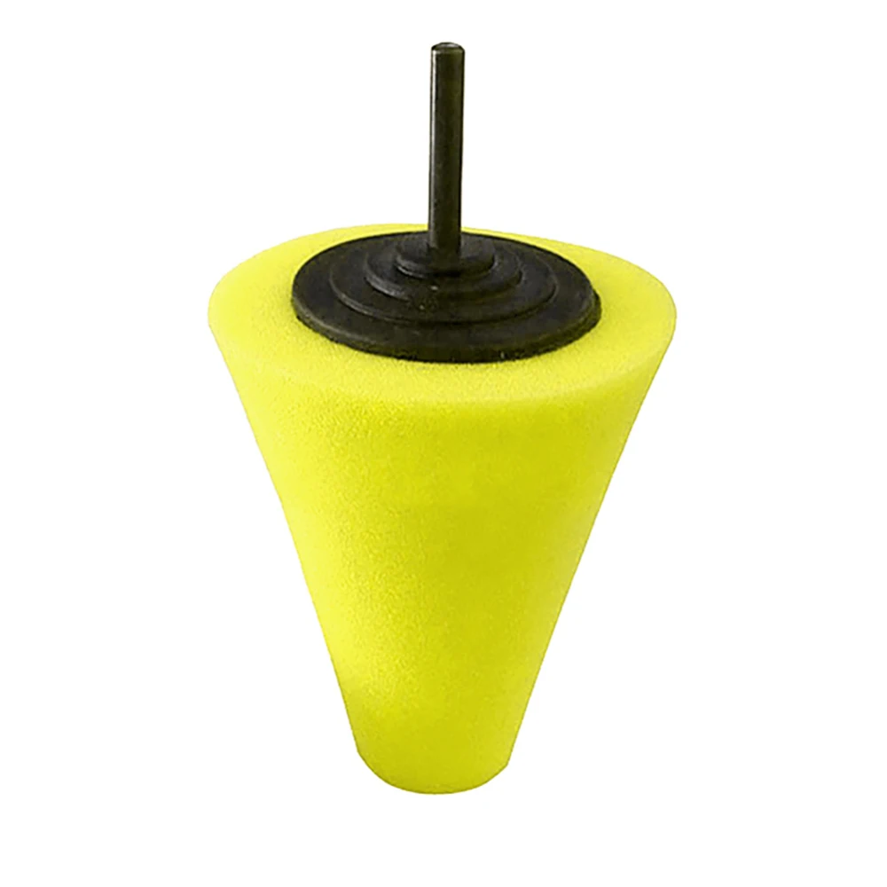 

1 Pcs Sponge Cone Polishing Foam Pad Wheel Hub Tool Plastic 80 mm Cone-shape Wheel Hubs Disk
