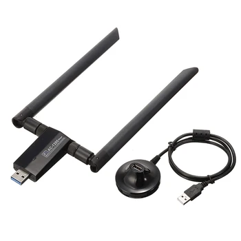 

Networking Product 3.0 USB WIFI Receiver Transmitter 2.4G/5.8G Dual Band Wireless Adapter 1200Mbps WPA/WPA2/WEP Encryption Type