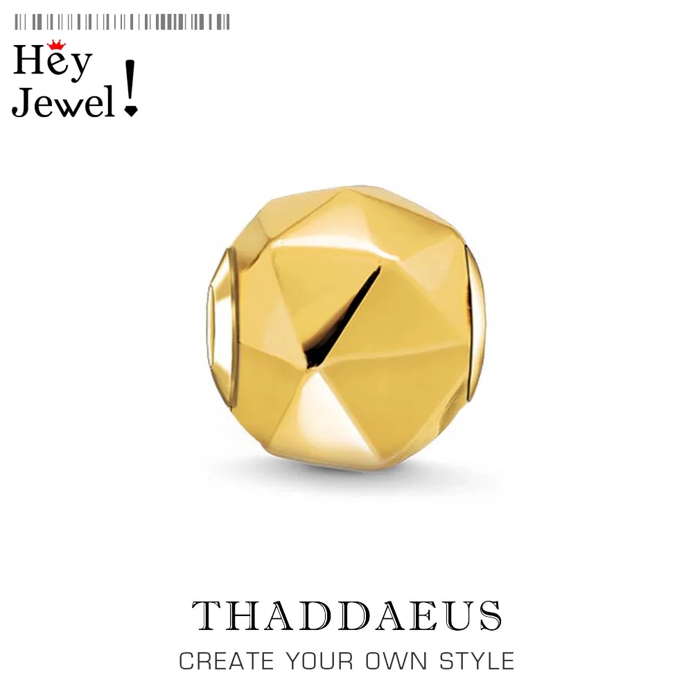

Triangle Beads,Gold-color Beads Fits Bracelet Bangles Thomas Necklace DIY Gold-color Jewelry Accessories Gift For Women & Men