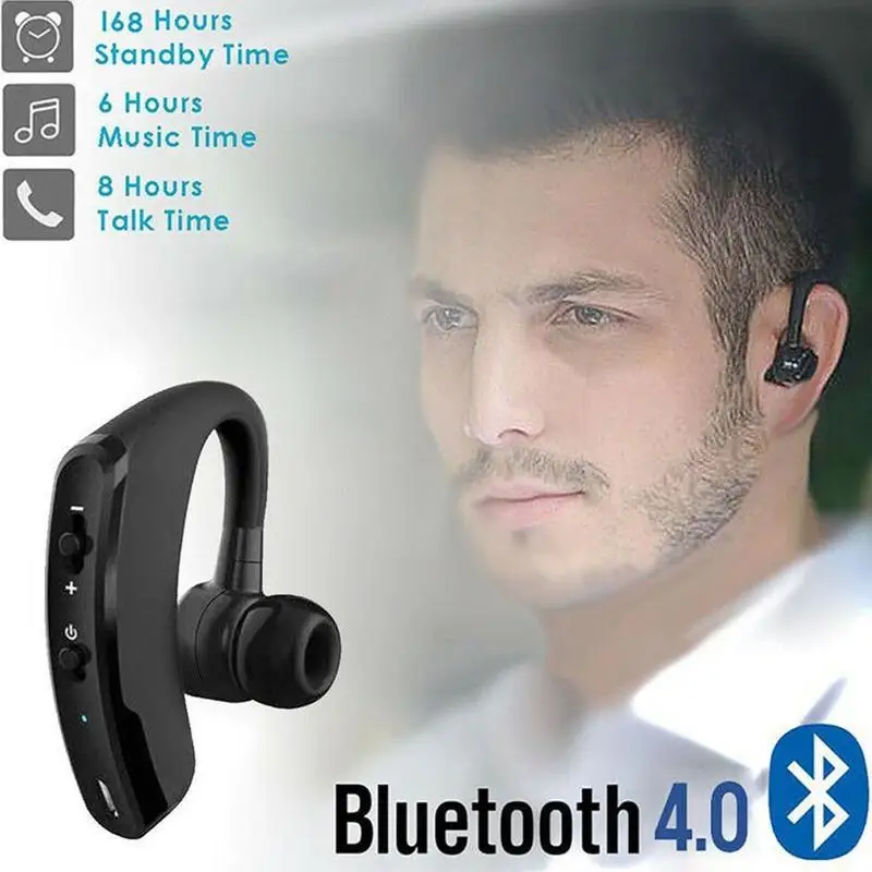 V9 Bluetooth Earphones Noise Control Business Wireless Bluetooth with Headset Sport Handsfree Mic For Driver Wireless