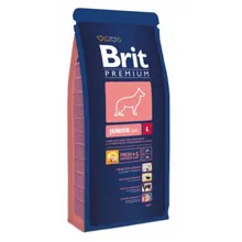 Корм для молодых собак крупных пород Brit Premium Junior L, 15 кг
