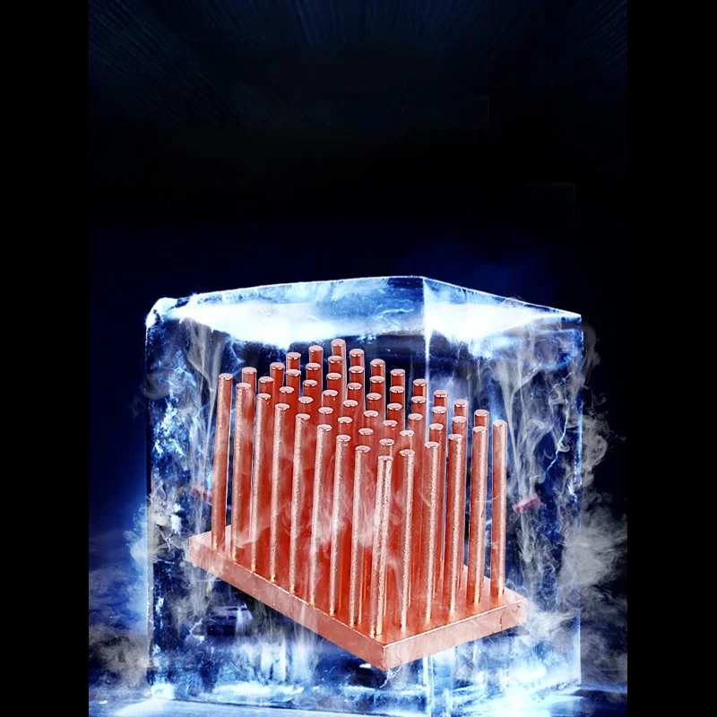 Mini Copper Heatsink Overclocking MB Silent GPU CPU Cooler Northbridge/Southbridge Chipset Cooling Pads Radiator Dissipation cpu cooler
