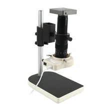 1080P 37MP электронный цифровой промышленный видео микроскоп камера+ 56 светодиодный свет+ 180X 300X C крепление объектива для ремонт телефона pcb