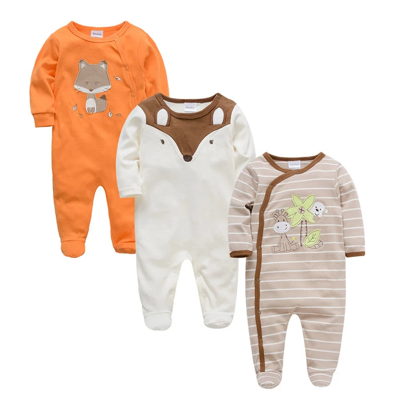 Осенняя одежда для новорожденных девочек 2019 Ropa Bebe Recien Nacido пижамы с длинными