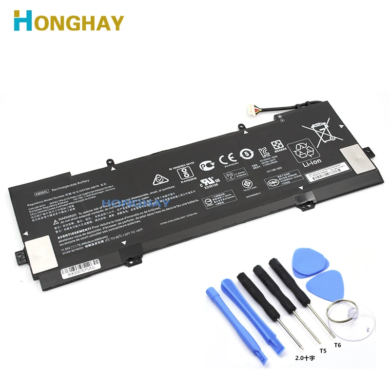 Аккумулятор для ноутбука HONGHAY KB06XL HP SPECTRE X360 902499-855 15-bl 15-BL000NG 15-BL018CA HSTNN-DB7R 902401-2C1 |
