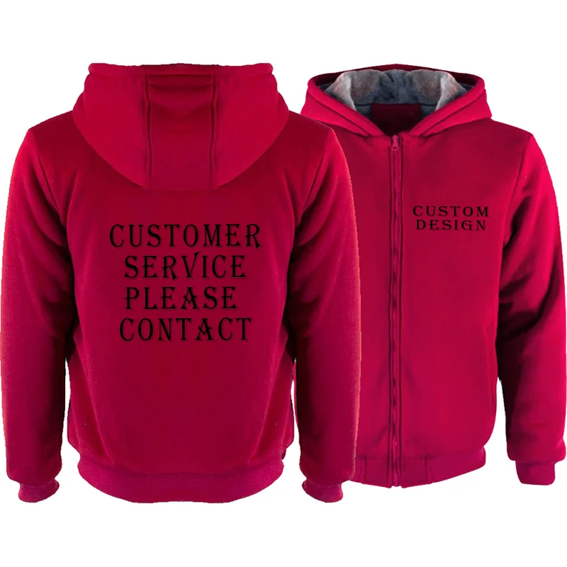 Custom colors Стиль удобные утепленные ворсистые зимние сохраняющие тепло мягкие Заказные мужские худи - Цвет: Custom colors