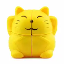 Yongjun Lucky Cat второй заказ волшебный куб креативный маленький желтый кот Милый Питомец моделирование развивающая игрушка Горячая Распродажа