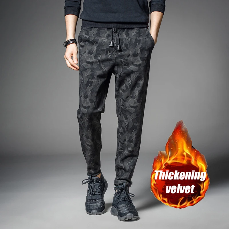 Mens Pants Skinny Sweatpants Mens Joggers Camouflage Fitted Casual Cargo Pants Men Gyms Clothing Plus Size 5XL Harem Pants