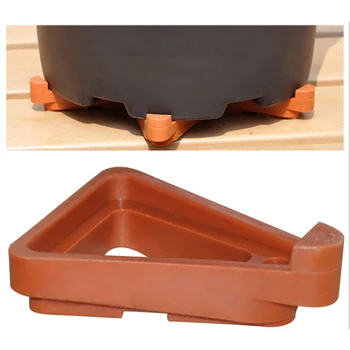 

12pcs Wood Planter Pot Trays Flower Caddies Strong Free Standing Bonsai Holder Home Garden Indoor Display Plant Stand Shelf