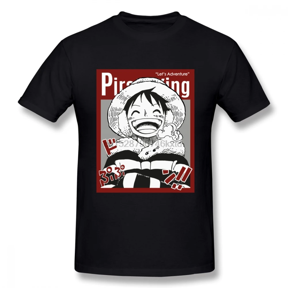 Цельнокроеная футболка Luffy футболки для мужчин повседневные Новое поступление
