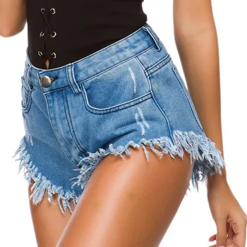 

sexy women's jeans denim shorts high waist boyfriend jeans for women ripped jeans