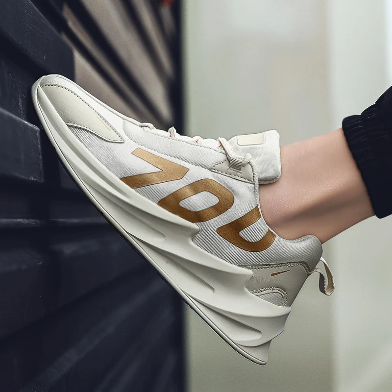 

Breathable Running Shoes for Men Designer Sneakers Lace-up Walking Athletic Shoes Sport Trainer Footwear Big Size 38-45