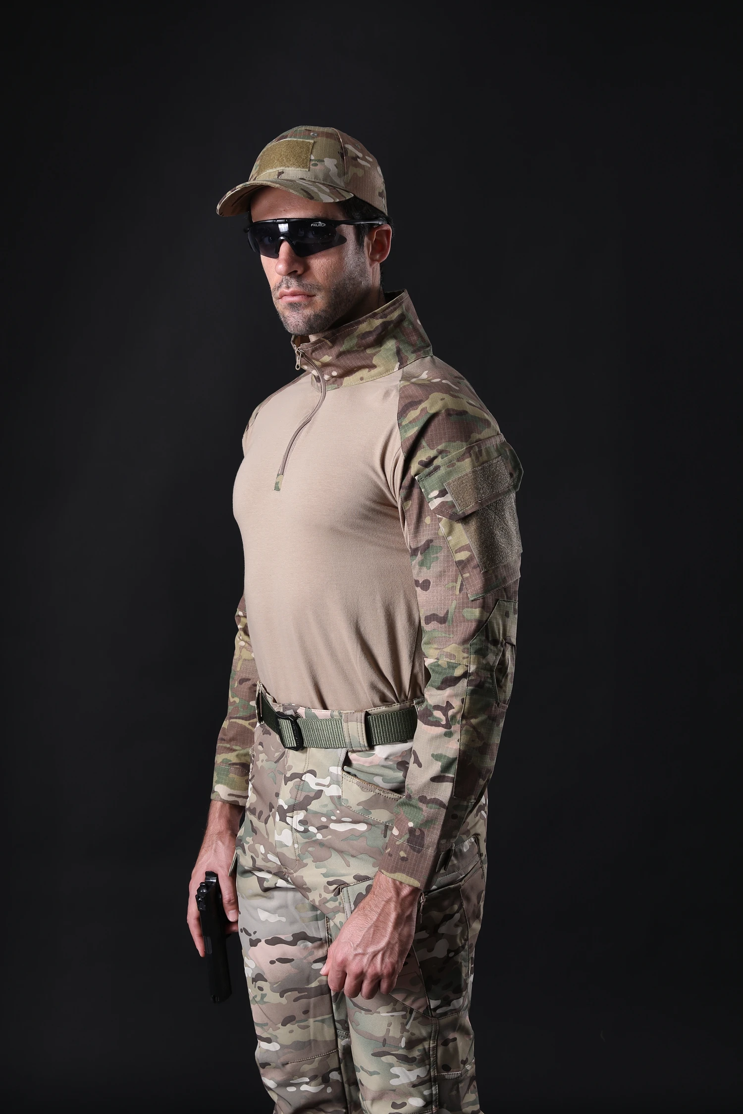 Камуфляжный костюм "Лягушонок" Мужская футболка военные рыболовные рубашки с длинными рукавами для прогулок, походов, альпинизма, треккинга, мужские футболки p-11