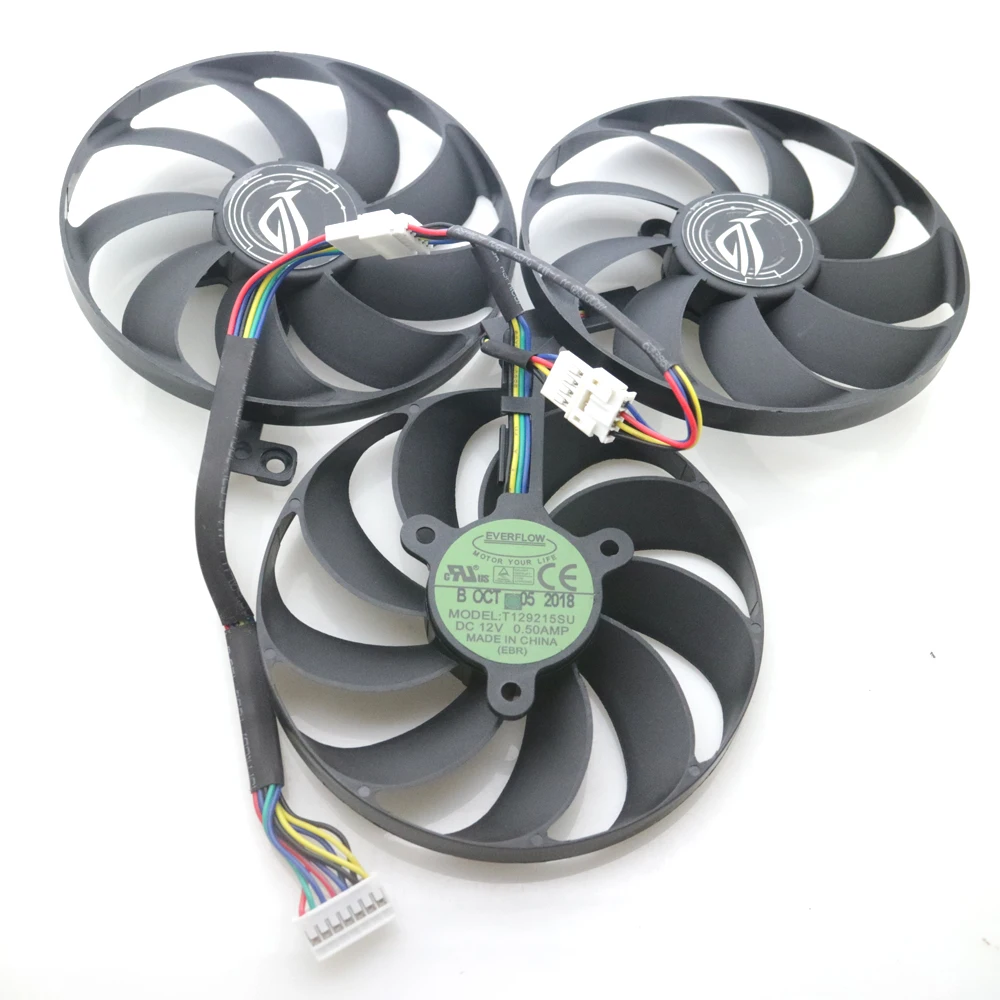 PLD09210S12H T129215SU 12V 88mm For ASUS ROG STRIX-RTX 2070 RTX2080 ROG-STRIX-RTX2070S SUPER Graphics Card Cooling Fan