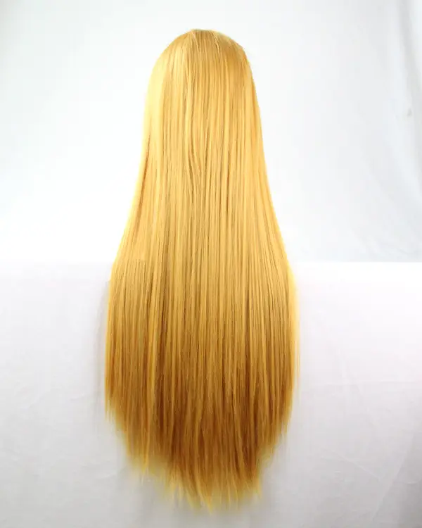 Synthetic Hair Wigs For Women Cosplay Wig 80 cm Straight Long Light Purple Wig With Bangs Pink Red Blue Blonde Brown Black Green - Image 13