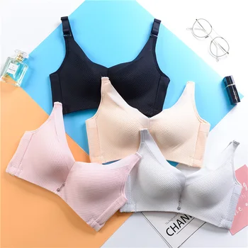 

Ultra thin breathable zero - bound non - trace non - wire bra collection adjustment universal code woman