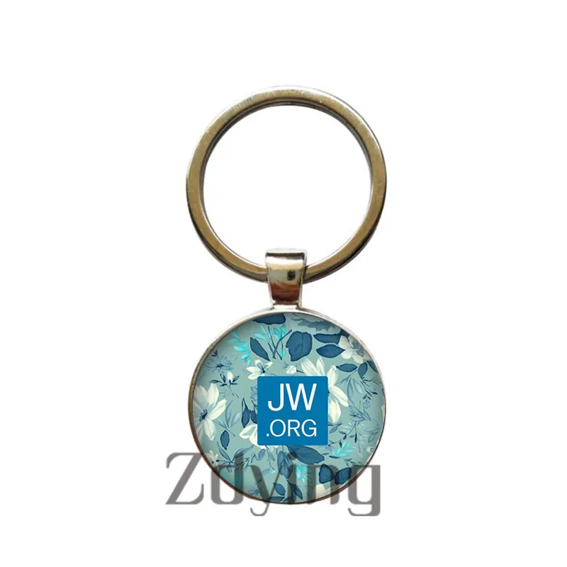 Zdying JW. ORG брелок круглый стеклянный дельфин цветы JW. ORG шаблон кабошон купольные Брелоки для ключей кольцо держатель кулон подарок J027