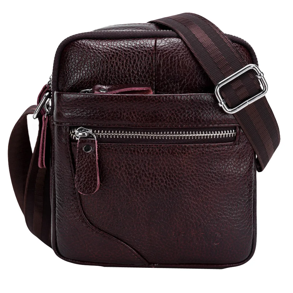 

Xiniu Fashion Men Solid Color Leather Wallet Zipper Coin Purse Messenger Bags For Women Bolsa de ombro das mulheres#30
