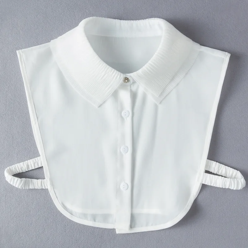 

Button Down Shirt Fake Collar for Women Neckwear Tie Vintage Detachable Collar False Collar Lapel Blouse Top Clothes Accessories