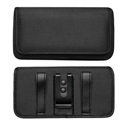 Universal Phone Bag Case with Belt Clip Holster and Waist Cover Design - iPhone XR (Horizontal Style)