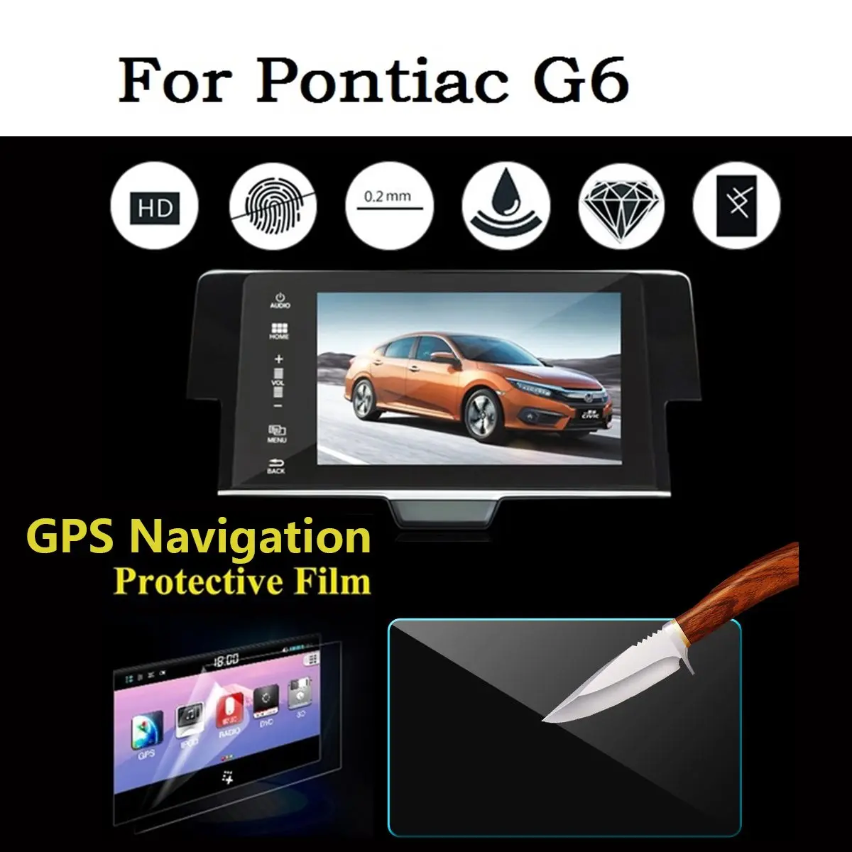 Защитная пленка из закаленного стекла для автомобиля Pontiac G6 | Автомобили и