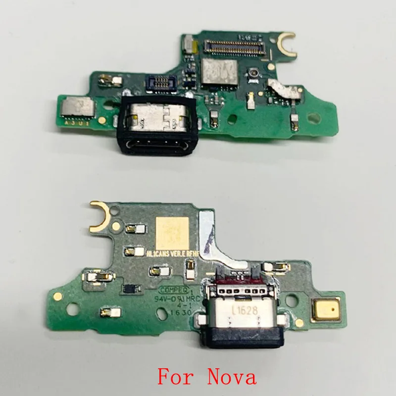 10Pcs Original USB Charging Port Board Connector Flex Cable For Huawei Nova Lite 2 Nova 2S 2P Charging Connector Repair Parts